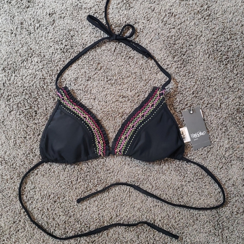 Black bikini top